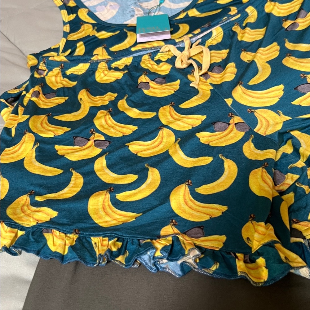 Posh Peanut Bananas Tank Top & Shorts Set - Picture 2 of 8